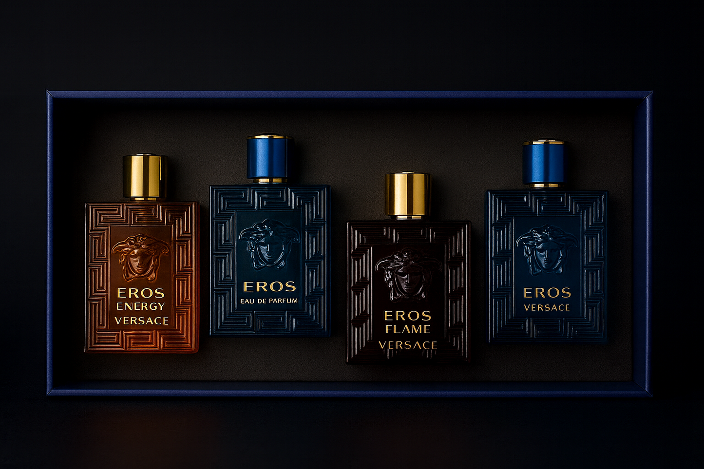 Versace Eros Pack 4 en 1 – Premium 1.1 30ML C/U