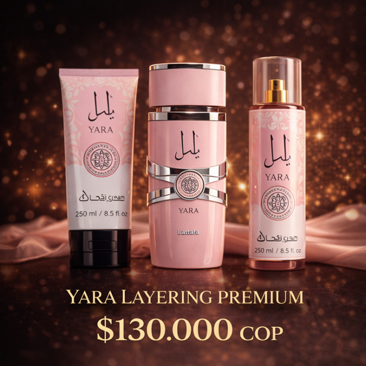 Mega Combo YARA Perfume+Crema+Splash