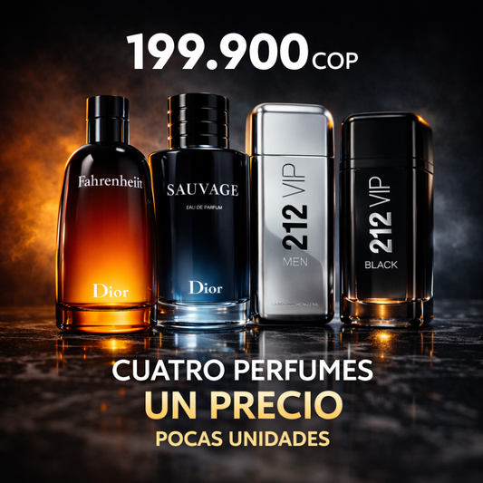 Combo "The Kings" 4 Perfumes en 1 pack