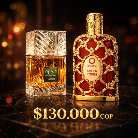 Set "Aura Millonaria" (Edición Old Money)-Khamra y Amber Rouge